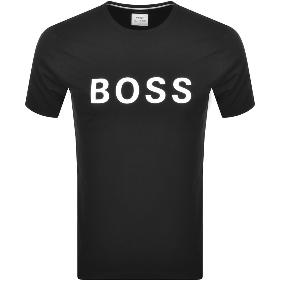 Alternative Image for ProductBOSS Crew Neck Tiburt Logo T Shirt Black1